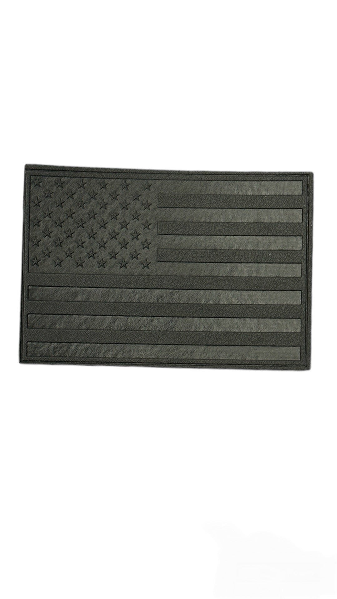 Leather United States Flag Patch
