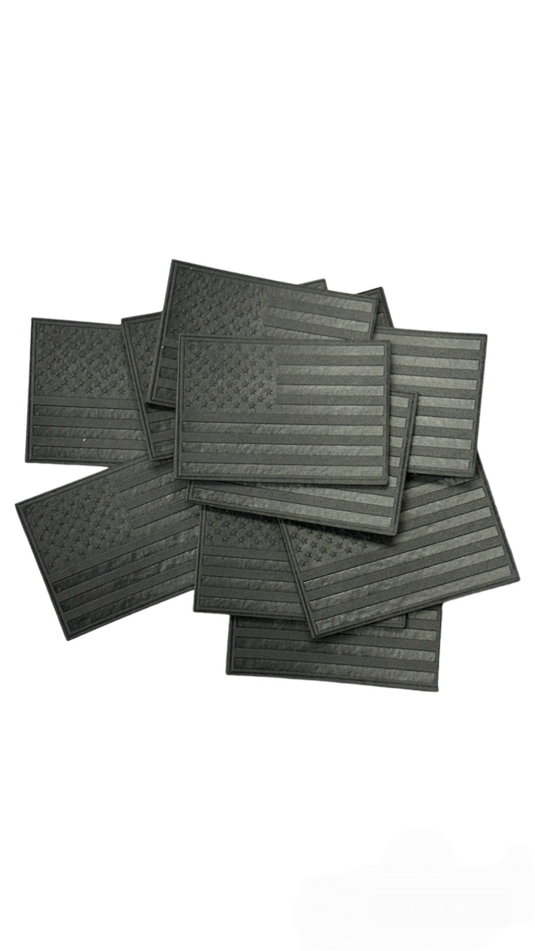 Leather United States Flag Patch